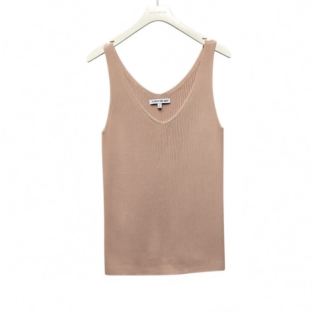 Elizabeth and James Summer ribbed sweater tank in blush pink size Medium